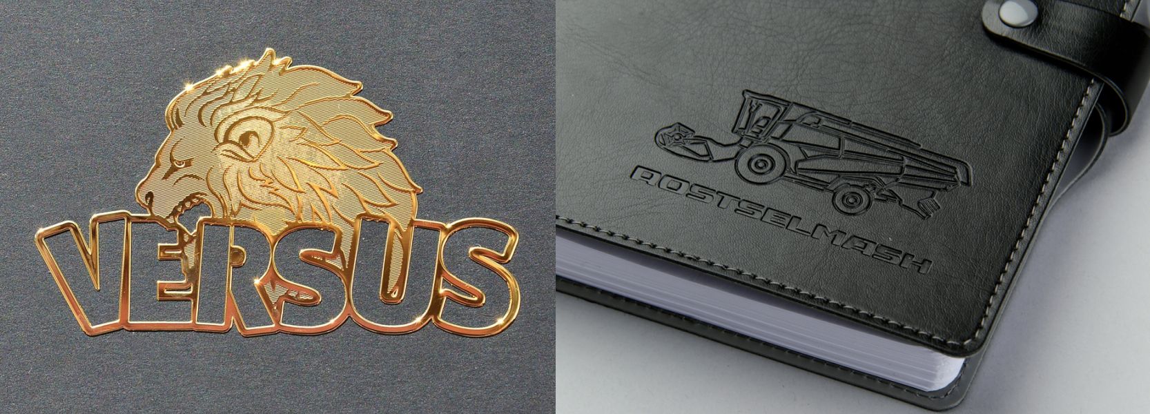 тиснение и металлостикер