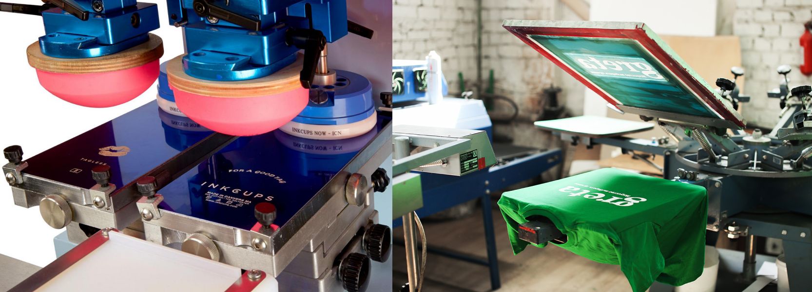 печать тампоном и шелкография