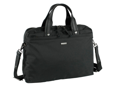 Сумка-портфель BUGATTI ВНЕ ВРЕМЕНИ ДЛЯ МУЖЧИН | CONTRATEMPO MEN, чёрная, нейлон, 38х10х28 см, 9 л