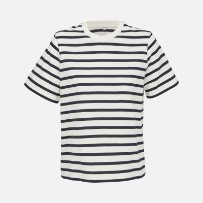 Футболка женская Legend Women, молочно-белая с темно-синим, размер S