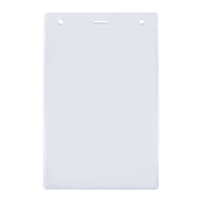 Карман для бейджа Lucid, вертикальный, из фактурного ПВХ