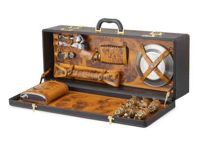 Подарочный набор «Королевская охота», коричневый