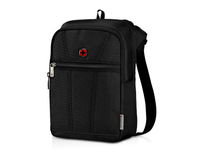 Сумка WENGER BC First для ношения через плечо,чёрный, 100% полиэстер, 21х28х9 см, 4 л