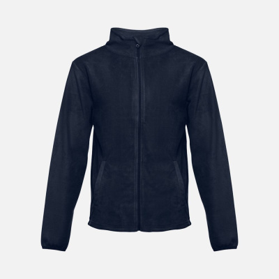 Куртка флисовая мужская Helsinki, темно-синяя, размер S