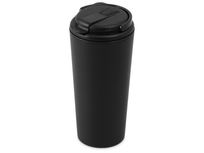 Термокружка с трубочкой «Moment Straw», 350 мл, черный