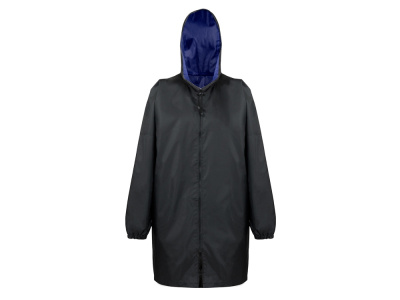 Дождевик «Bi-color» унисекс, синий классический/черный