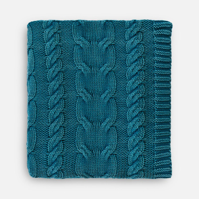 Плед Hygge, темно-зеленый