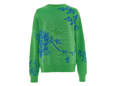 Джемпер «Хризантема» зеленый. Varvara