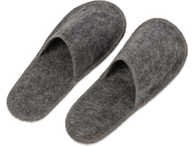 Тапочки для бани и сауны "Healing", графит