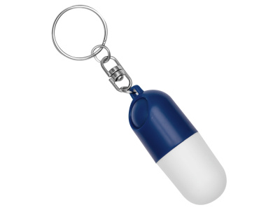 Футляр для мелочей в форме брелка "Capsule", белый/синий
