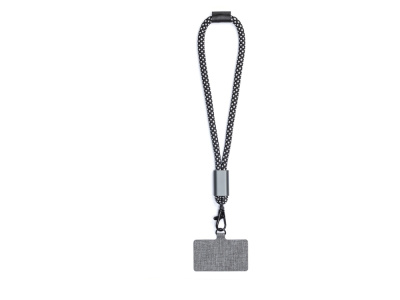 Ремешок-держатель для телефона на запястье «Lany Wristband Eco», серый