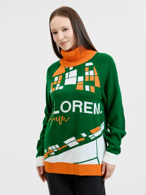 Свитер на заказ Tricksy Net Reglan, акрил, размер S