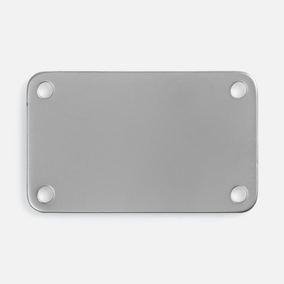 Шильдик металлический Furo, серебристый