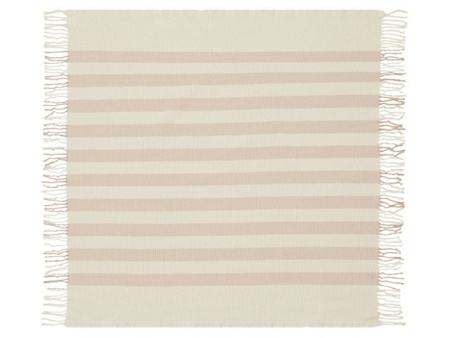 Плед Reglet, 130x150 см ( с учетом бахромы) 100% хлопок, бежевый