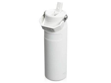 Бутылка для воды объемом 700 мл с откидной трубочкой Stanley IceFlow™ 2.0 - Frosted white