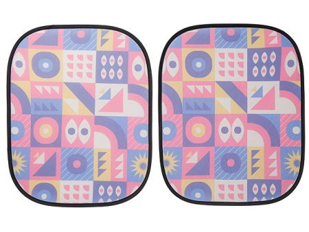 Комплект из 2-х автомобильных солнцезащитных экранов с возможностью полноцветной печати