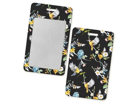 Чехол для пропуска с полноцветной УФ-печатью, софт-тач